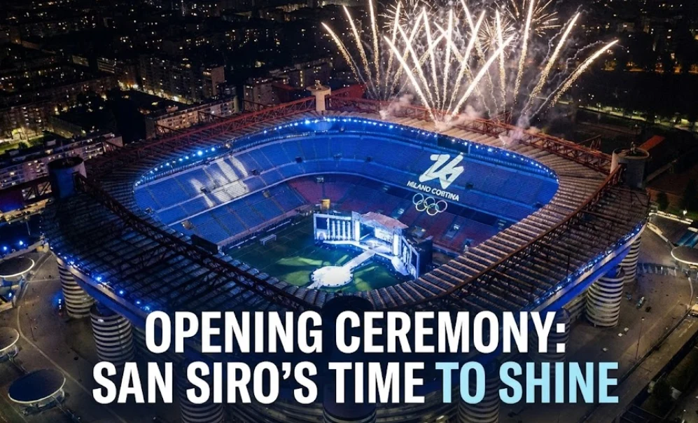 The iconic San Siro stadium in Milan will host the opening ceremony on February 6, 2026.