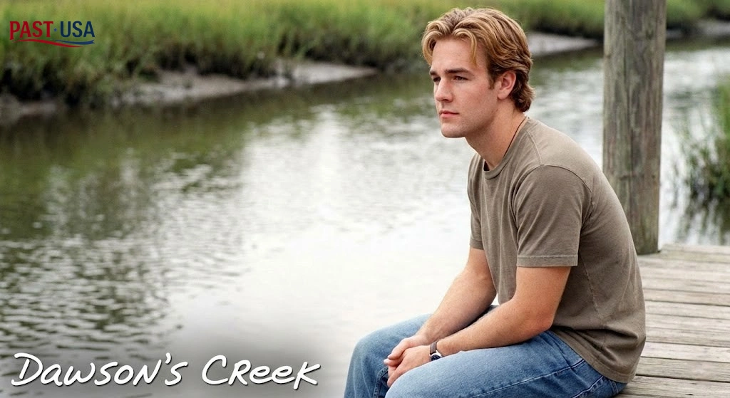The role that started it all: Van Der Beek as Dawson Leery in the late 90s.