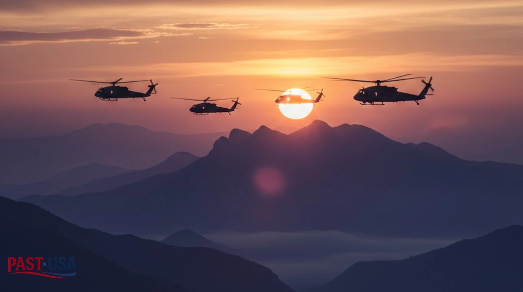 Mexican military helicopters patrol the skies as the country braces for the fallout.