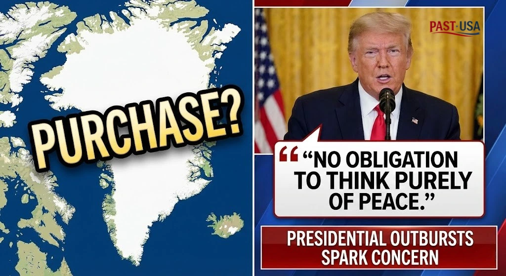 The "Greenland" incident and the President's remarks about not feeling obligated to "think purely of peace" are the two key events that have triggered the surge in calls for the 25th Amendment.