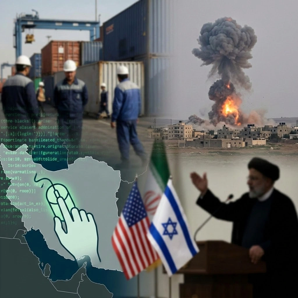 "Syria airstrikes and cyberattacks fuel Iran-US-Israel crisis."