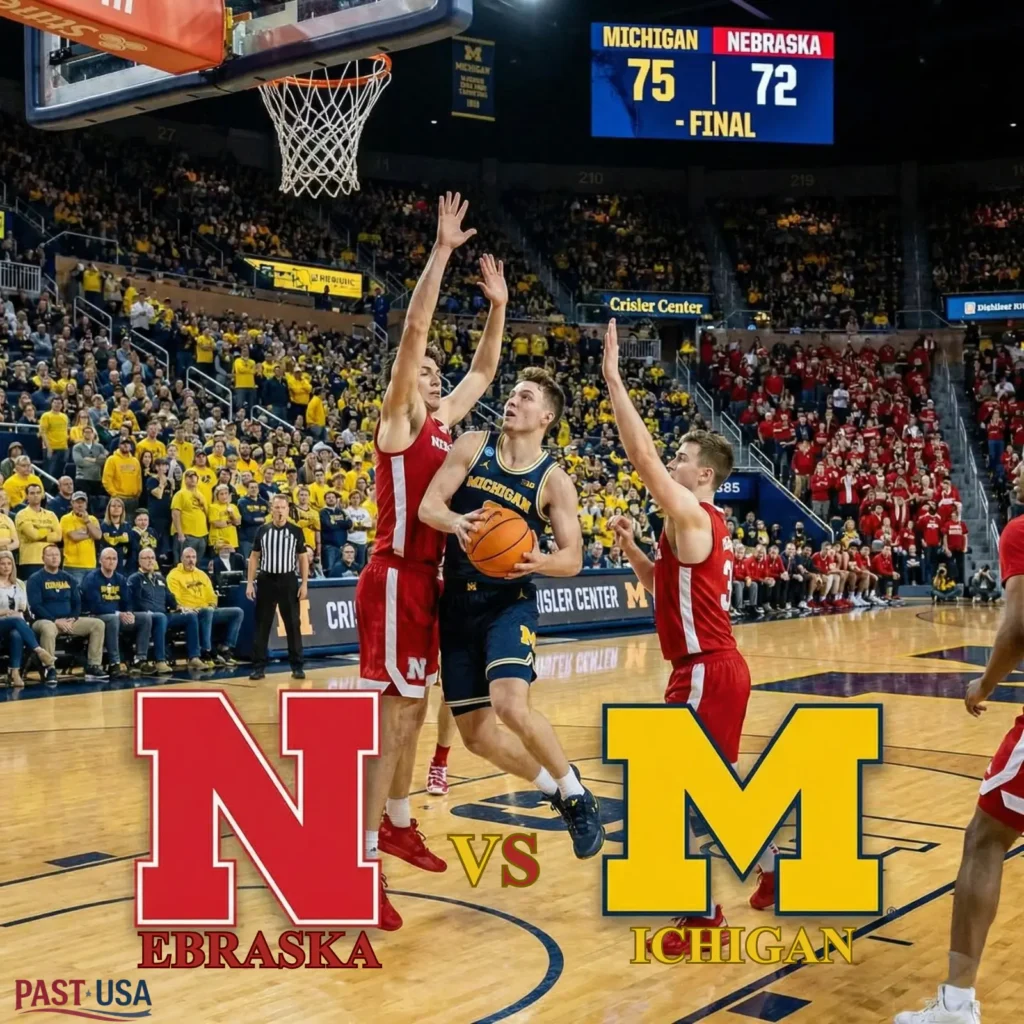 NEBRASKA VS MICHIGAN lOGO