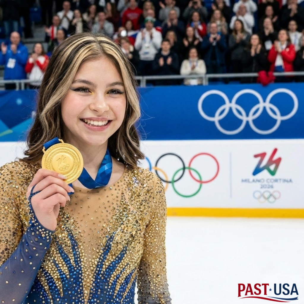 Alysa Liu, with her gold medal and signature hair, is all smiles after her historic win at the 2026 Milano Cortina Winter Olympics.